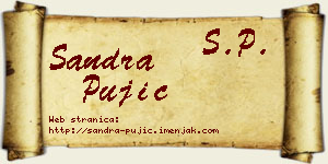 Sandra Pujić vizit kartica